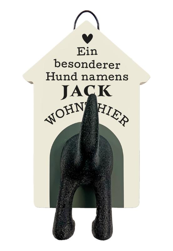 Leinenhalter für Jack - creme